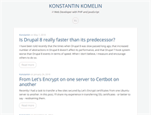 Tablet Screenshot of komelin.com